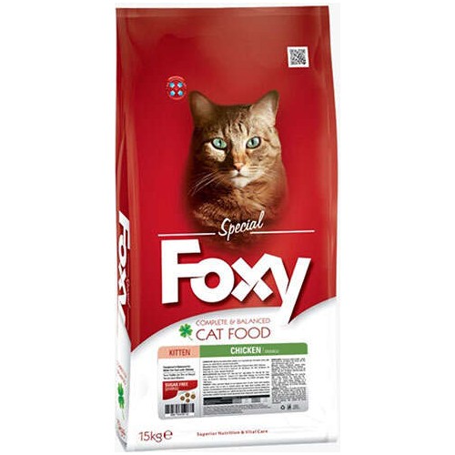 Foxy%20Kitten%20Tavuk%20Etli%20Yavru%20Kedi%20Maması%2015%20kg