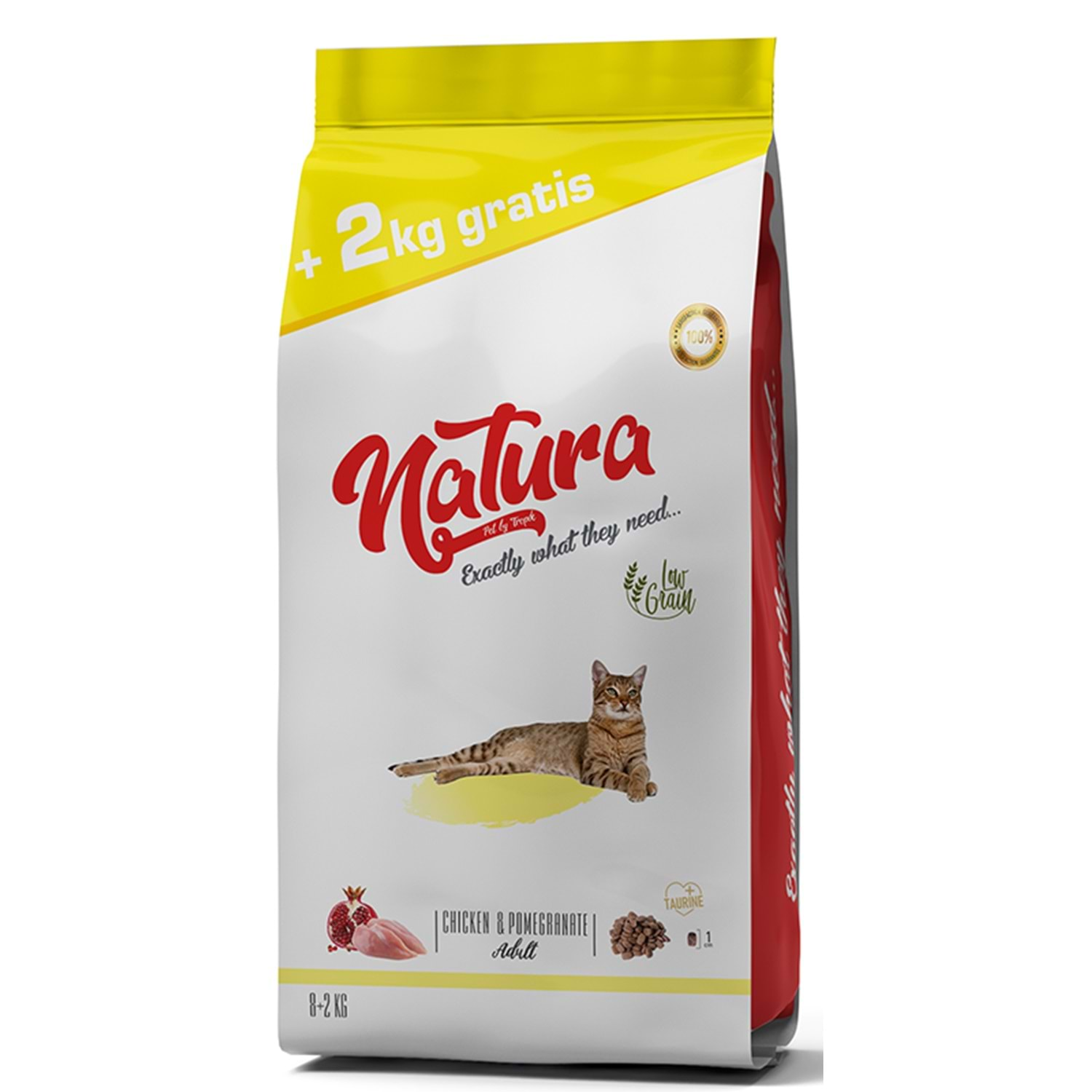 Natura%20Low%20Grain%20Adult%20Cat%20Food%20with%20Chicken%20&%20Pomegranate%208+2Kg