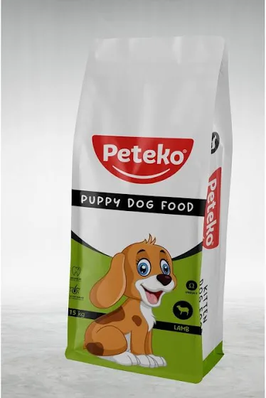 PETEKO%20kuzu%20etli%20yavru%20köpek%20maması%2015%20kg