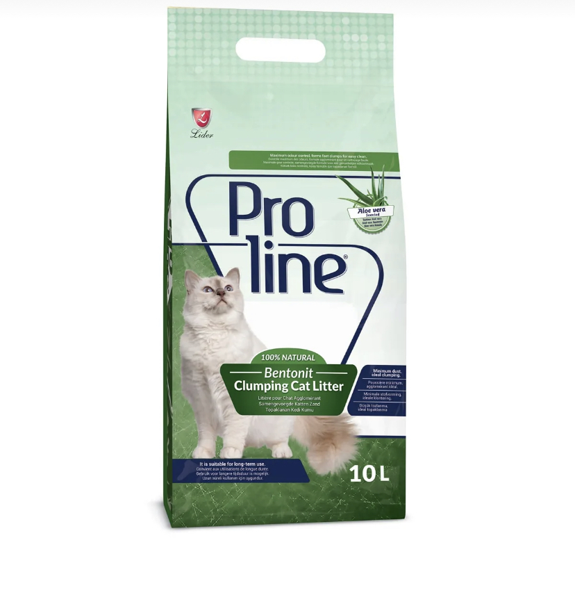 Pro%20Line%20Aloe%20Veralı%20Topaklanan%20Kedi%20Kumu%20İnce%20Taneli%2010L