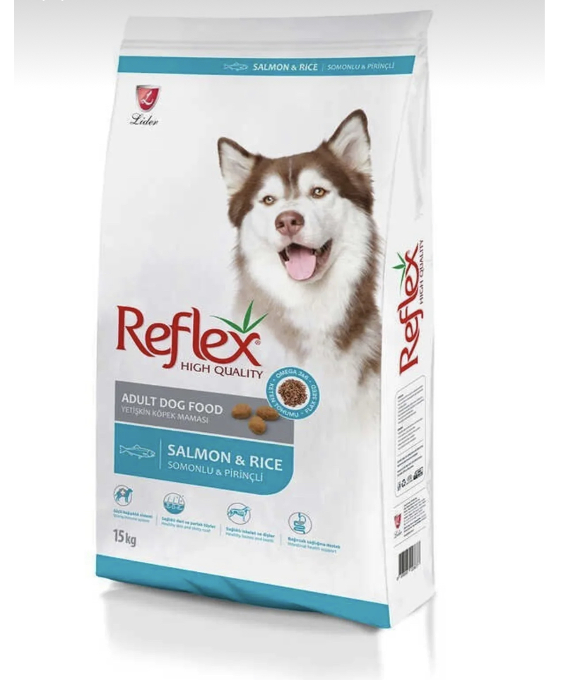 Reflex%20somonlu%20ve%20pirinçli%20yetişkin%20köpek%20maması%2015kg