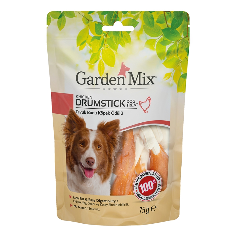 Garden%20Mıx%20Tavuk%20Budu%20Köpek%20Ödülü%2075%20Gr