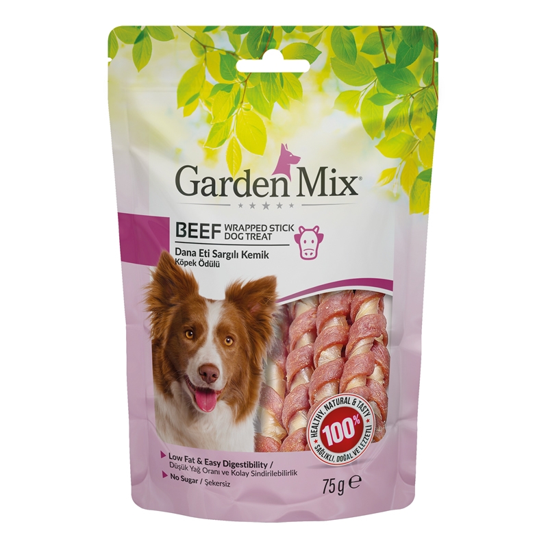 Garden%20Mıx%20Dana%20Etli%20Kemik%20Köpek%20Ödülü%2075%20Gr