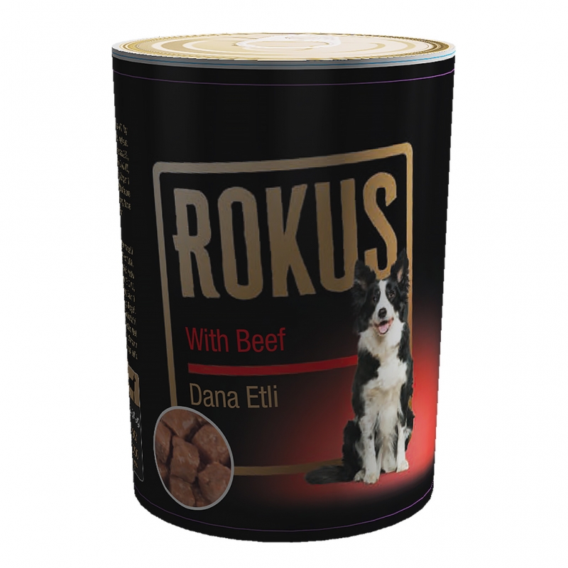 Rokus%20Dana%20Etli%20Köpek%20Konservesi%20410g