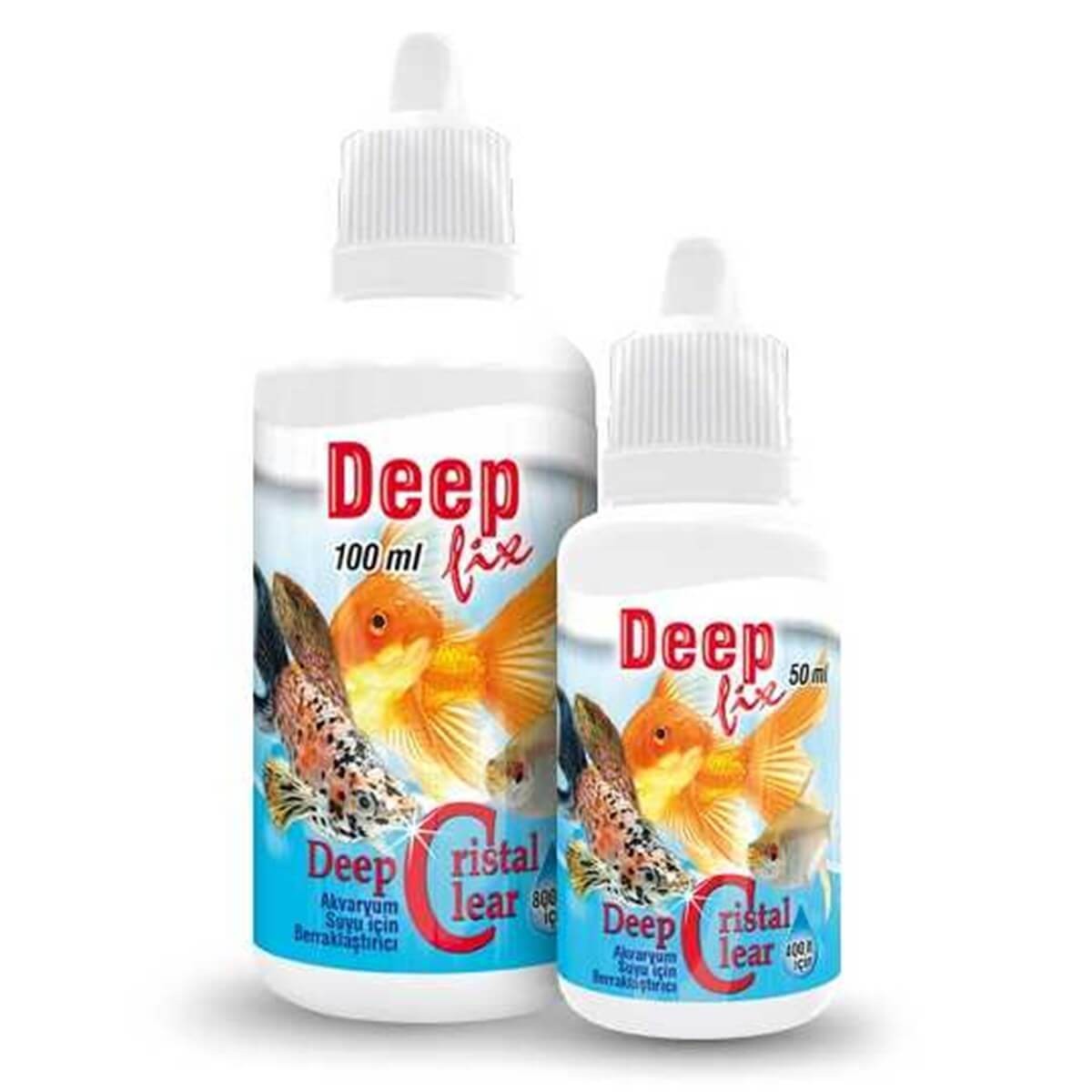 Deep%20Cristal%20Clear%20Akvaryum%20Suyu%20İçin%20Berraklaştırıcı%2050%20Ml