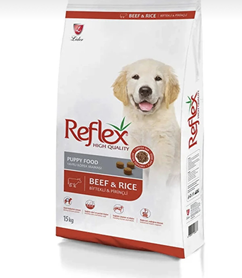 Reflex%20biftekli%20yavru%20köpek%20maması%2015kg