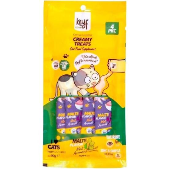 Keyf Creamy Treats Malt Aromalı 4X15 gr