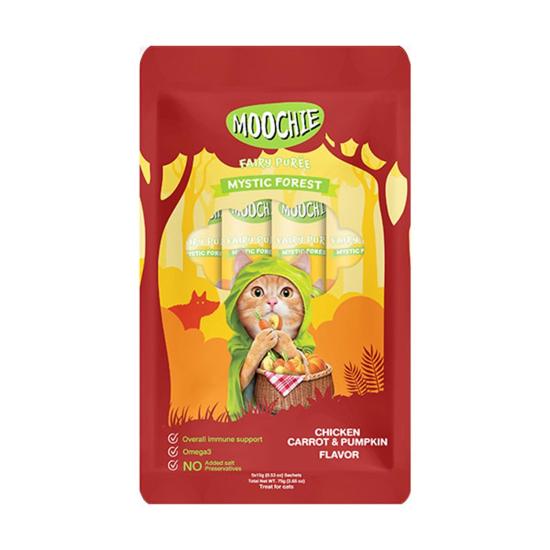 Moochie Sıvı Kedi Öd.Tavuk-Havuç-Balkabağı 5x15 Gr