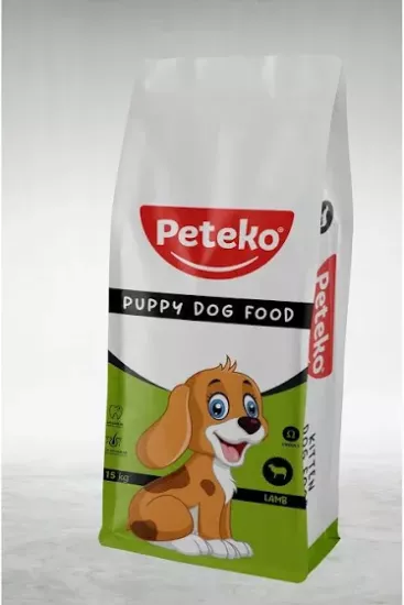 PETEKO kuzu etli yavru köpek maması 15 kg