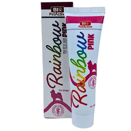 Bio Pet Active Rainbow Köpekler için Tüy Renk Boyası Pembe 100 ML