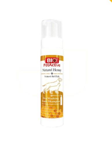 Bio PetActive Bal Özlü Kuru Köpük Yıkama Şampuanı 200 ml