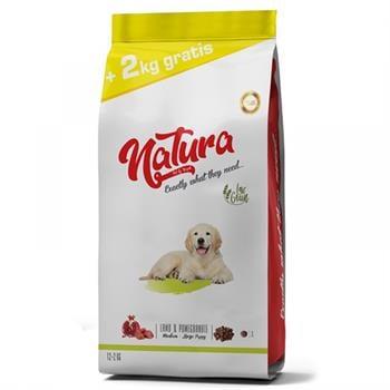 Natura Düşük Tahıllı Kuzu & Nar Orta ve Büyük Irk Yavru Köpek M 12+2Kg