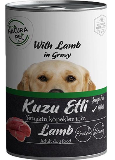 	Eco Natura Pet Kuzu Etli Yetişkin Köpek Konservesi Gravy 400 Gr