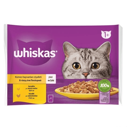 Whiskas%20Kümes%20Hayvanlı%20Kedi%20Konserve%20Maması%2085%20Gr%20(4lü)%204x85%20Gr