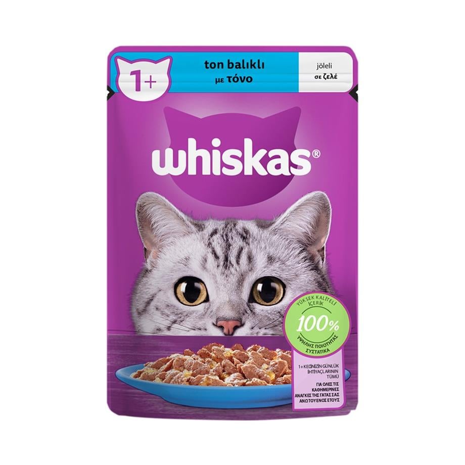 Whiskas%20Ton%20Balıklı%20Poşet%20Yaş%20Kedi%20Maması%2085%20gr